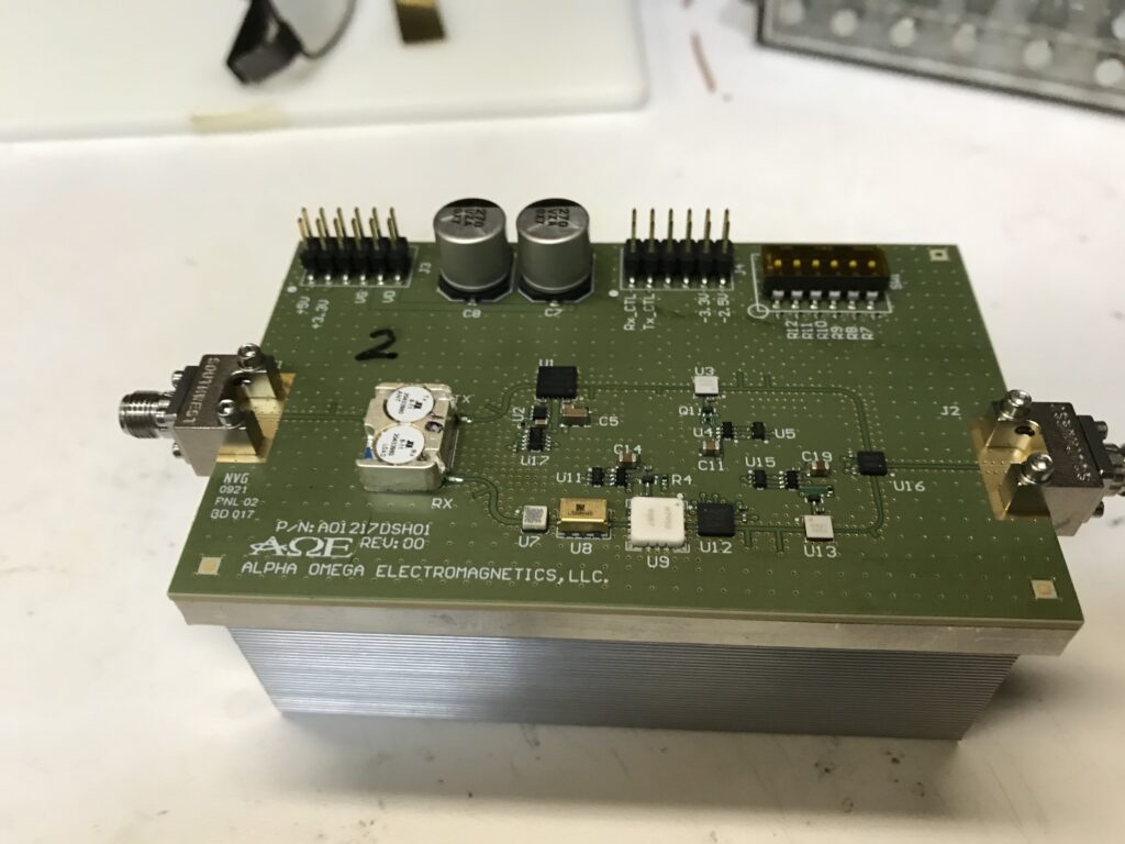 Broadband, X-Band 10-Watt Array Driver / Receiver